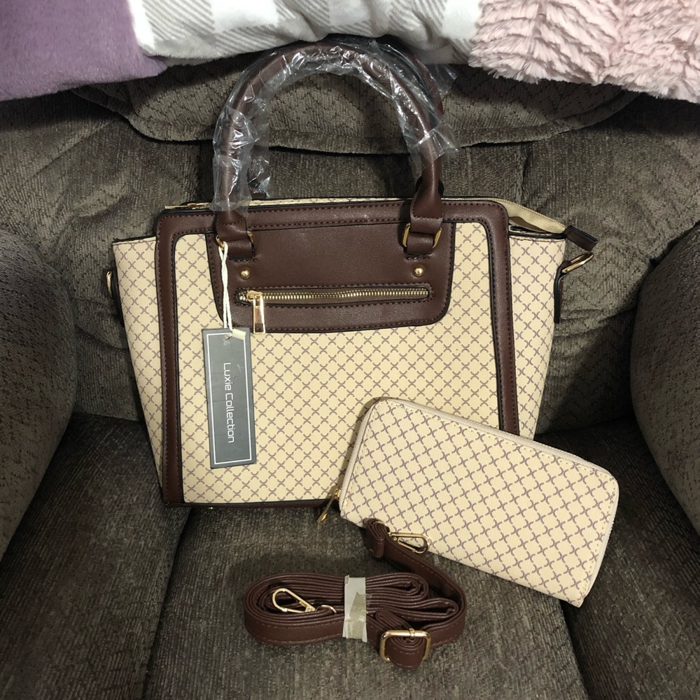 Modern Design 2-Piece Set Satchel